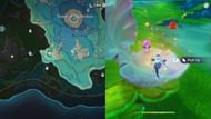 Parker's Hopes treasure map location (Image via HoYoverse)
